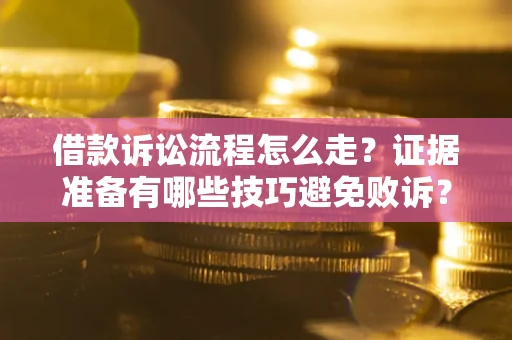 济南借款诉讼流程怎么走？证据准备有哪些技巧避免败诉？