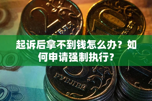 济南起诉后拿不到钱怎么办？如何申请强制执行？