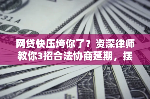 济南网贷快压垮你了？资深律师教你3招合法协商延期，摆脱暴力催收！